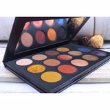 15 Farben Gelb Braun Lidschatten-Palette (50 Stück versandkostenfrei)