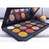 15 Colors Yellow Brown Eyeshadow Palette（50pcs free shipping）