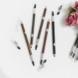 5 colors wooden eyebrow pencil