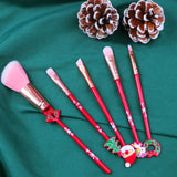 Christmas Makeup Brush Set