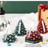 4 types de bougies glacées parfumées à l'arbre de Noël
