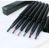 6 colors black 3D eyebrow pencil