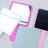 6 Colors Square Handheld Makeup Mirror