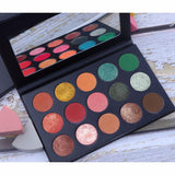 15 Colors Best Selling Black Eyeshadow Palette（50pcs free shipping）