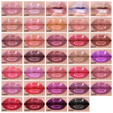 Brillo de labios de tubo cuadrado degradado con brillo de 34 colores (#23-#34)