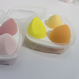 Éponge mélangeur de maquillage diamant 10 couleurs (avec boîte)