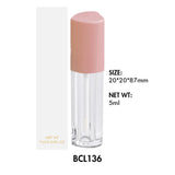 Lápiz labial líquido DIY / Tubo redondo de brillo labial 02