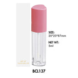 Lápiz labial líquido DIY / Tubo redondo de brillo labial 02