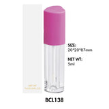 Lápiz labial líquido DIY / Tubo redondo de brillo labial 02