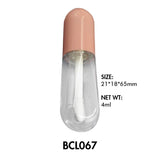 Lápiz labial líquido DIY / Tubo redondo de brillo labial 02