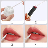 29 couleurs de rouge à lèvres liquide à tube rond avec couvercle rose