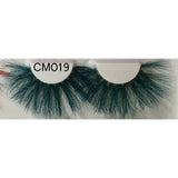 25mm 3D Mink Hair Colorful Eyelashes