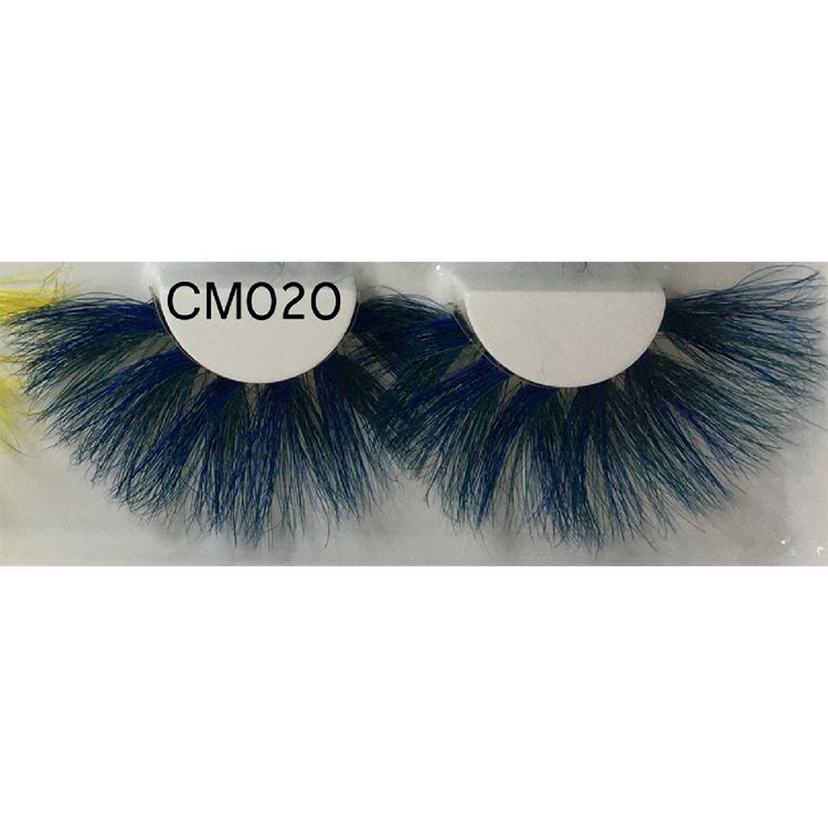 25mm 3D Mink Hair Colorful Eyelashes