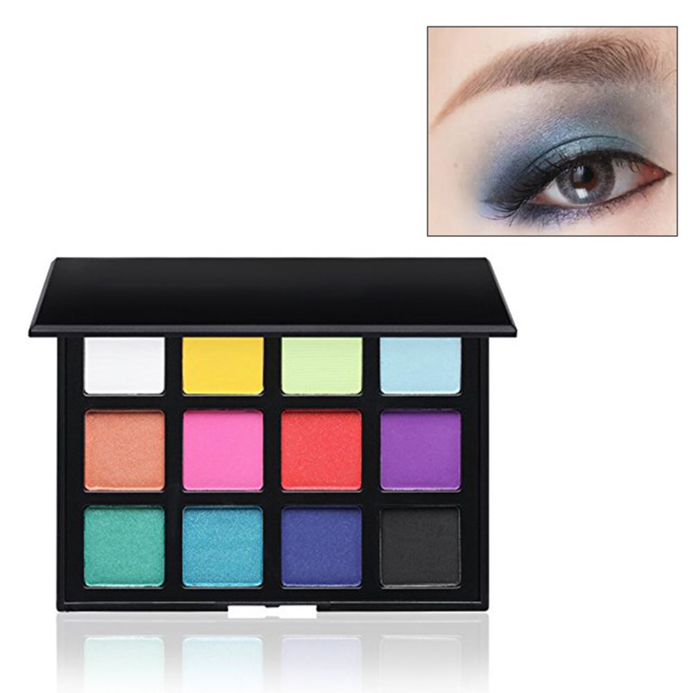 Organic 18 colorful makeup vegan Custom high pigmented eyeshadow palette glitter Shimmer Private Label Eyeshadow