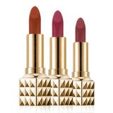 OEM private label lipstick matte with gold lipstick packaging