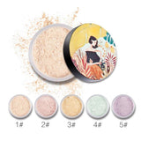 OEM foundation cosmetics glitter and waterproof loose powder