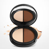 Mission cosmetics contouring makeup 2 colors contour palette with contours bayer test strips