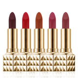 OEM private label lipstick matte with gold lipstick packaging