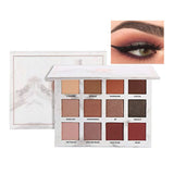 Paleta de cartón de paleta de sombra de ojos de maquillaje pigmentado OEM alto