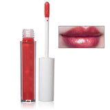 Matte Shimmer Glitter Lipgloss with White Bottle Packaging