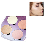 Wholesale custom no label matt cream bronzer cosmetic multi color OEM shimmer face makeup private label highlighter palette