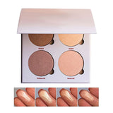Großhandel benutzerdefinierte No Label matt Creme Bronzer kosmetische mehrfarbige OEM Schimmer Gesicht Make-up Private Label Highlighter Palette