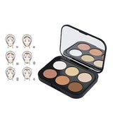 Kit de contorno de resaltadores de maquillaje Glow Bronzer