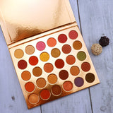 New Arrival 30 Color Bright Rose Eyeshadow Palette / Shimmer Vegan Eyeshadow Custom Logo（50pcs free shipping）