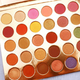 Recién llegado, paleta de sombras de ojos de 30 colores, rosa brillante/sombra de ojos vegana brillante, logotipo personalizado (50 Uds., envío gratis)