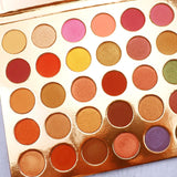 Neuankömmling 30 Farben Bright Rose Lidschatten-Palette / Shimmer Vegan Eyeshadow Custom Logo