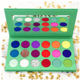 18  Colors Green Eyeshadow Palette 【50pcs】