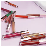 50PCS de 29 colores Lápiz labial líquido de tubo cuadrado de oro rosa - PRECIO BAJO (COLORES ENVIADOS ALEATORIAMENTE)