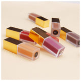 50PCS de 29 colores Barras de labios de tubo cuadrado con tapa dorada - PRECIO BAJO (COLORES ENVIADOS ALEATORIAMENTE)