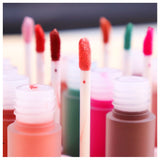 20 piezas de 29 colores de lápices labiales de tubo redondo con tapa rosa - PRECIO BAJO (COLORES ENVIADOS ALEATORIAMENTE)