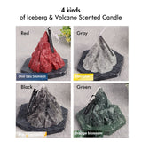 4 tipos de velas aromáticas de iceberg y volcán