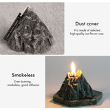 4 tipos de velas aromáticas de iceberg y volcán