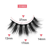 1 Pair Of High Imitation Mink Hair False Eyelashes