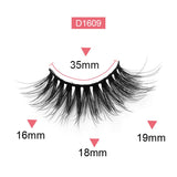 1 Pair Of High Imitation Mink Hair False Eyelashes