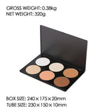 6 Colors Pressed powder Contour Palette