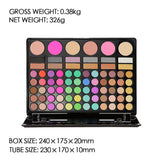 78 Colors Black Makeup Palette