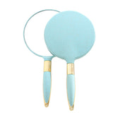 4 colors European fashion round hand mirror (At least 12Pcs for sale, color mixing is allowed)