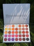 35 Colors White Eyeshadow Palatte - MSmakeupoem.com