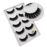 Fake Eyelashes 5 pairs Boxes (Mink Hair)