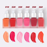 Blush liquide 5 couleurs