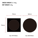 【PROBE】 7 Farben schwarzes Deckelpuder mit schwarzen Boxen - 【Kostenloser Versand bei Mischbestellung über 39,9 $】