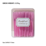 7-color boxed eyebrow brush (50pcs)