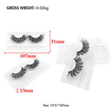 3D Messy High Imitation Mink Hair False Eyelashes