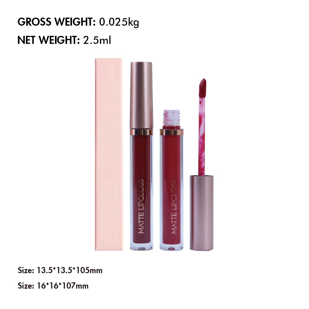 Buy Miss Rose Berry Me Matte Velvet Lipgloss Pigment Colors Nude