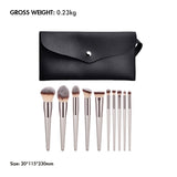 Single Color 10pcs Champagne Gold Makeup Brushes