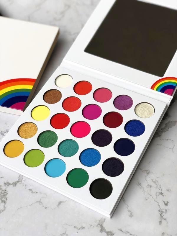 25 Colors Rainbow Eyeshadow Palette - MSmakeupoem.com